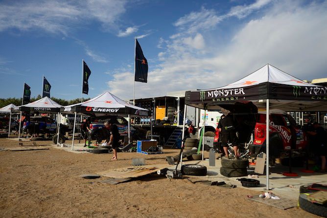 Part of the Mini X-Raid camp ©Tobias Mews