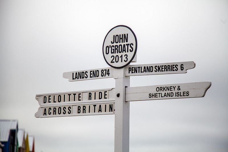 Day 1 of Ride Across Britain